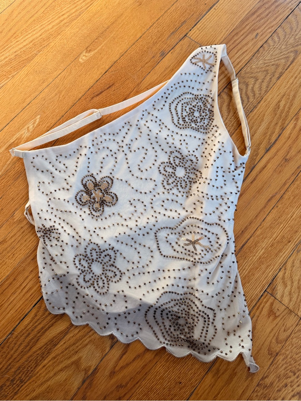 Edikted Beaded Backless Tank Top